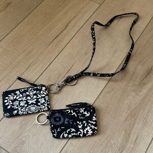 Vera Bradley Zip ID Pouches with Lanyard